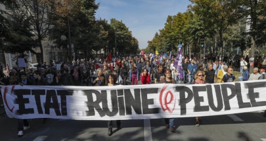 Prancūzijoje vėl vyksta protestai prieš darbo rinkos reformą