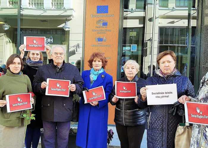 Profesinės sąjungos: socialinės teisės visų pirma!
