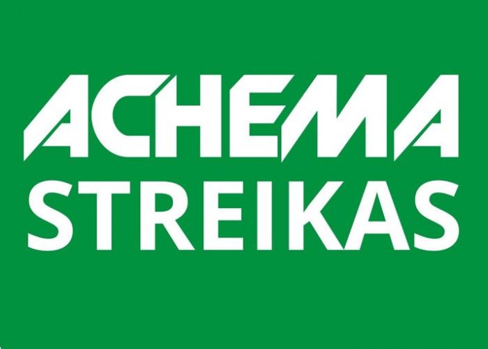 Informacija apie „Achemos“ streiką, atributika, streiko fondo sąskaita (nuolat pildoma)