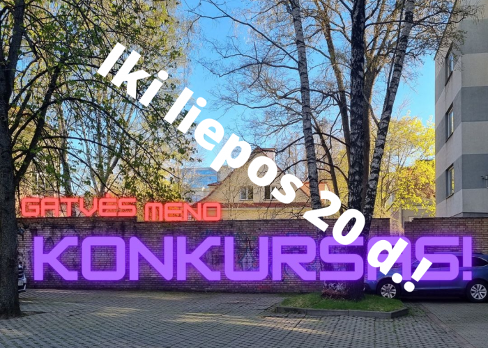Iki liepos 20 d. pratęstas gatvės meno konkurso paraiškų teikimo terminas