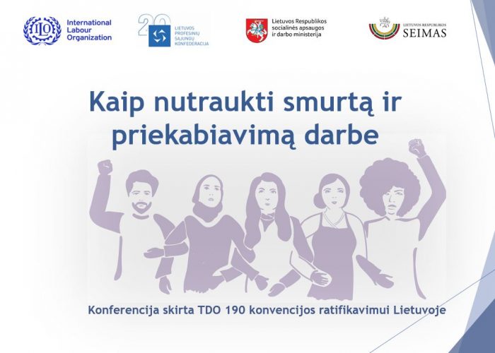 TDO konferencija „Kaip nutraukti smurtą ir priekabiavimą darbe“ (bus transliuojama tieisogiai)
