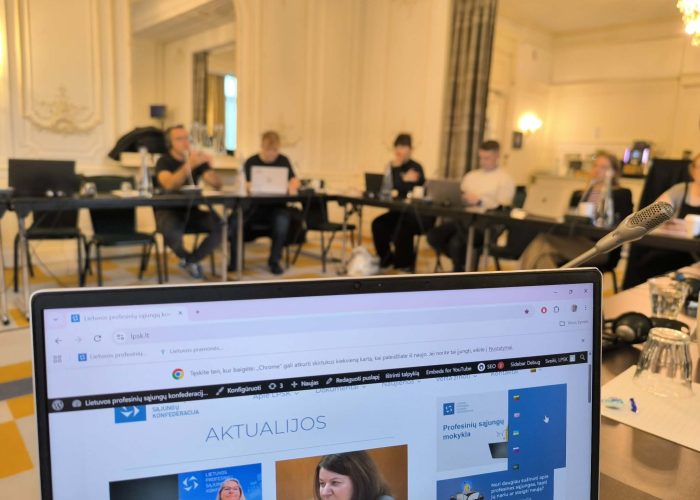 At the ETUC Press, Communication and Campaigns Committee meeting